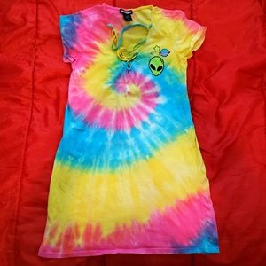 Girly Tie Dye Dress